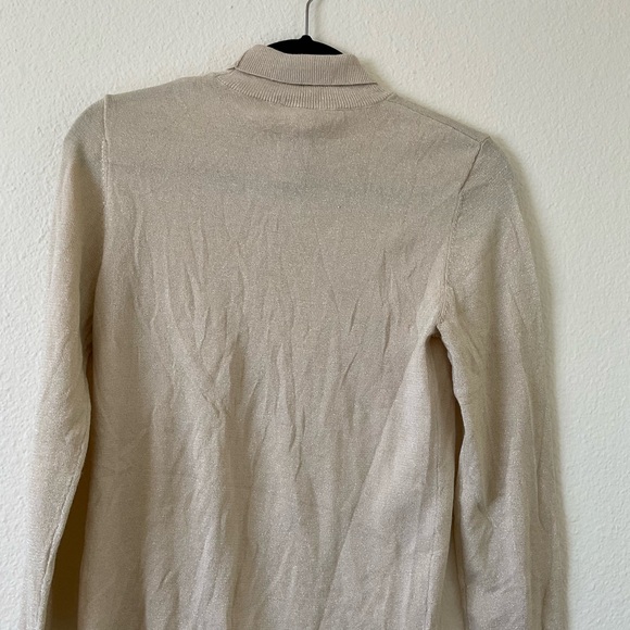 Athleta x Alicia Keys Inner Strength Bodysuit Gold Metallic Athleisure - Picture 8 of 8